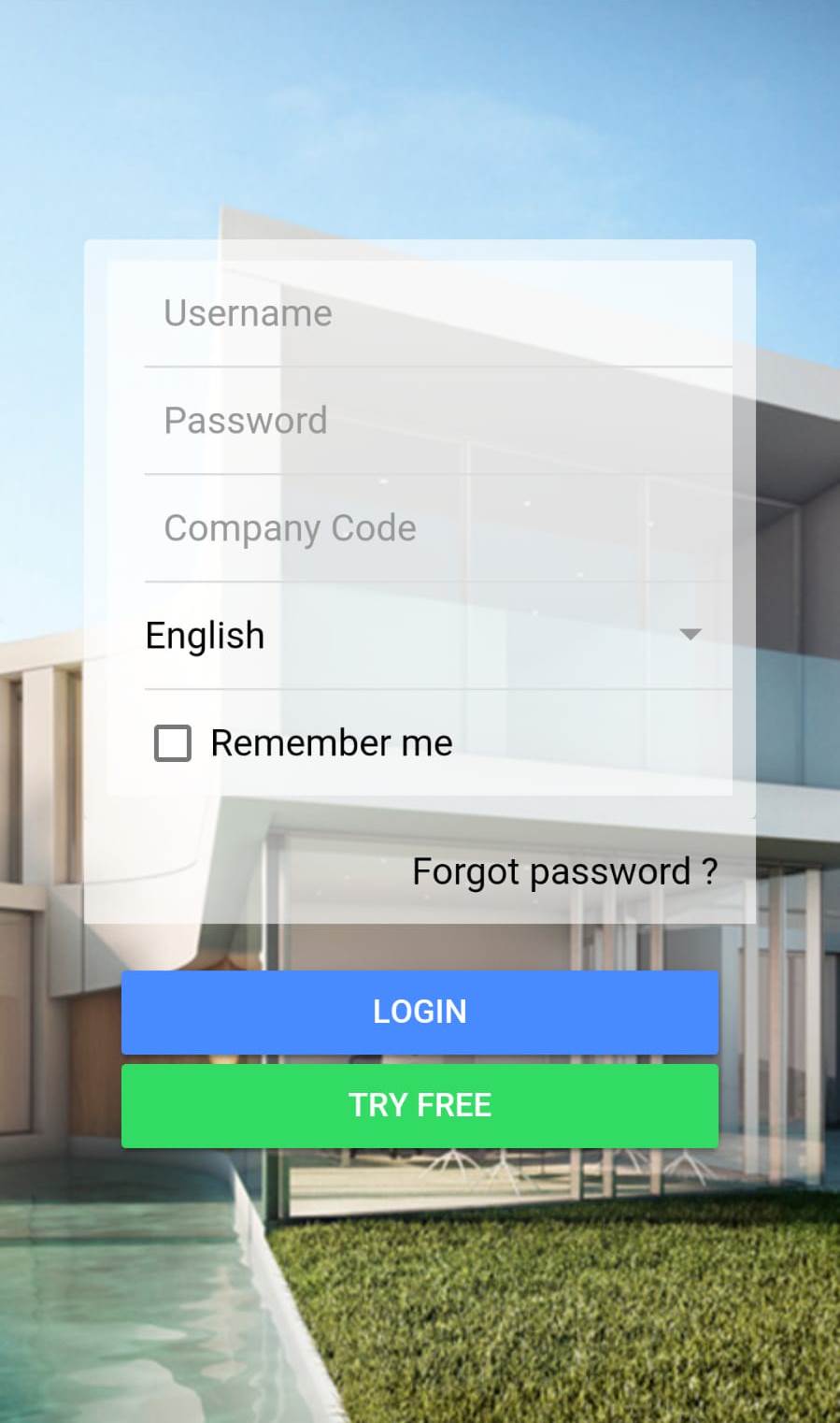 screenshot of Rent Calendar